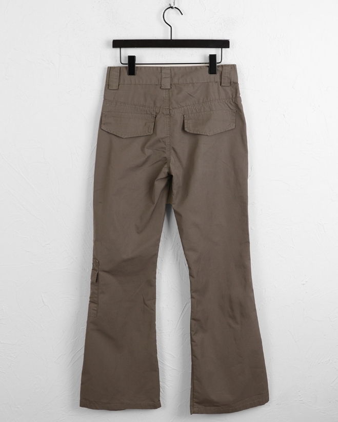 【WONDER WONDER】Larkin Baslock L Bootcut Pocket Cargo Pt