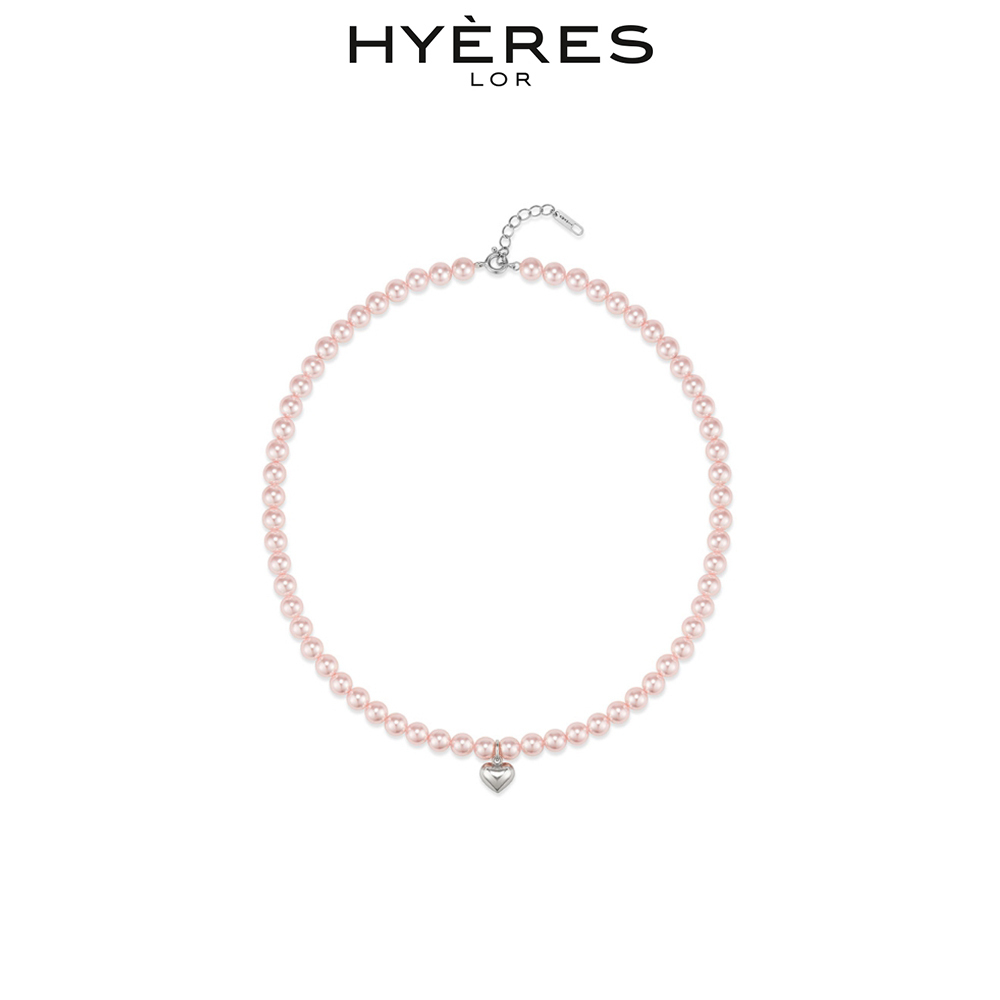 【HYERES LOR】23SS★ H edition Silver(W) Heart Pearl Nc
