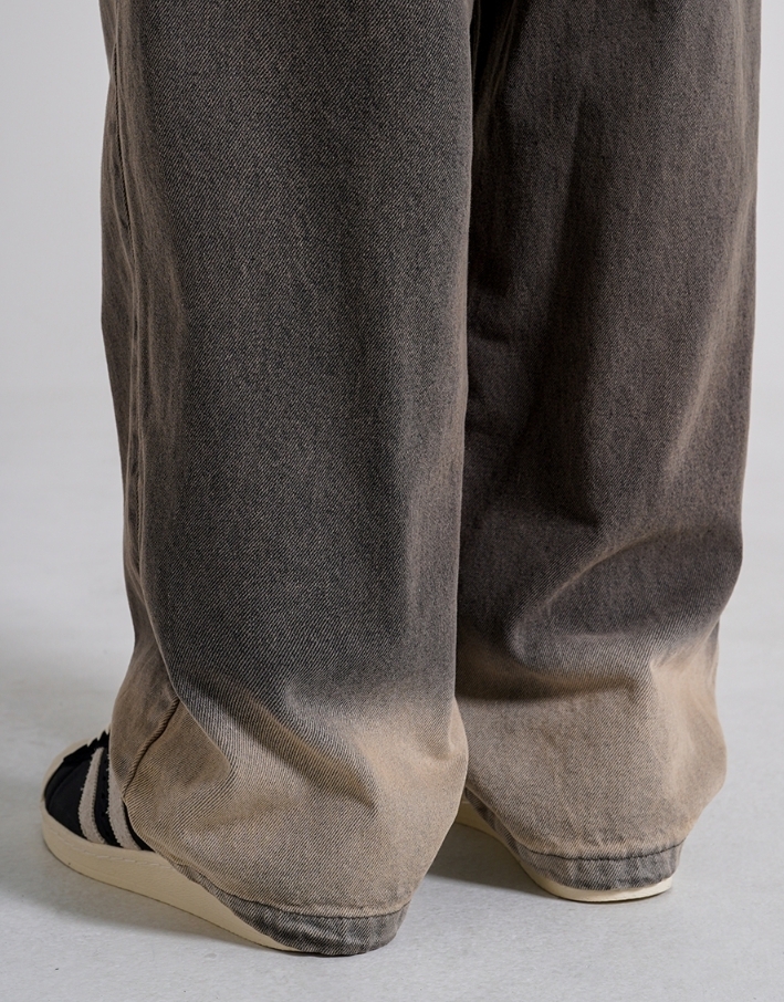 JEMUT正規品★23SS★Dust Washing Wide Denim Pants JEMUT】23SS☆ Dust Washing Wide Denim Pants (Jemut/デニム