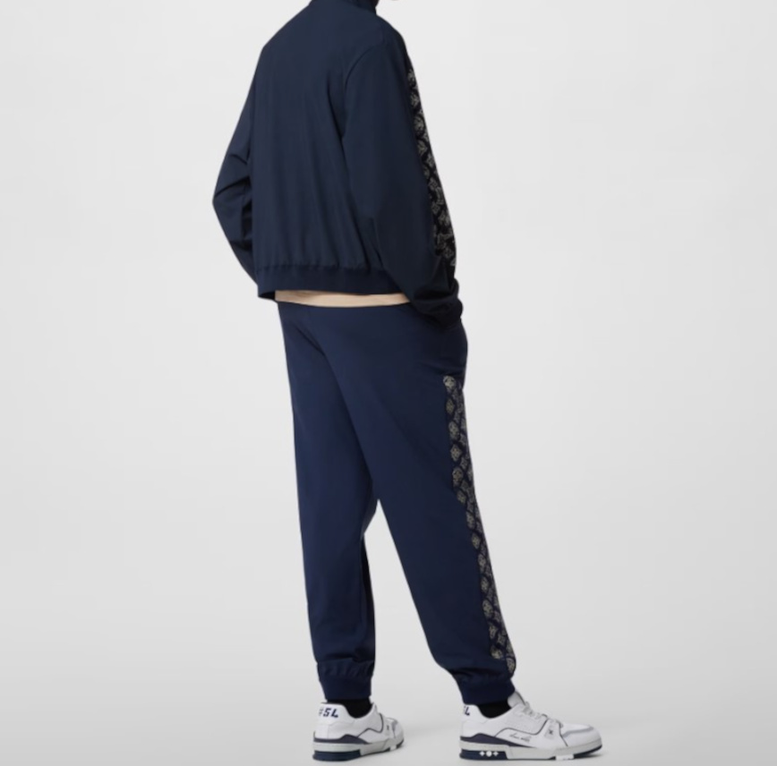 Louis Vuitton Mens Joggers & Sweatpants 2023-24FW, Navy, 4L (Confirmation Required)