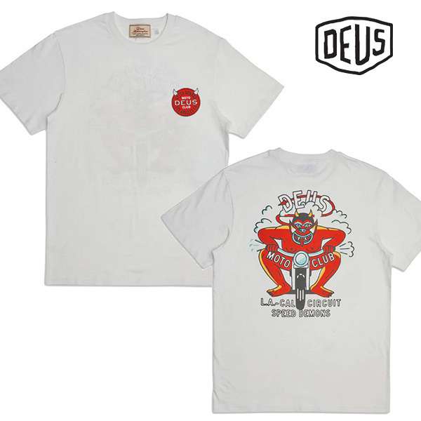 Deus Ex Machina☆RIDING HOT TEE バックプリント 半袖 T シャツ