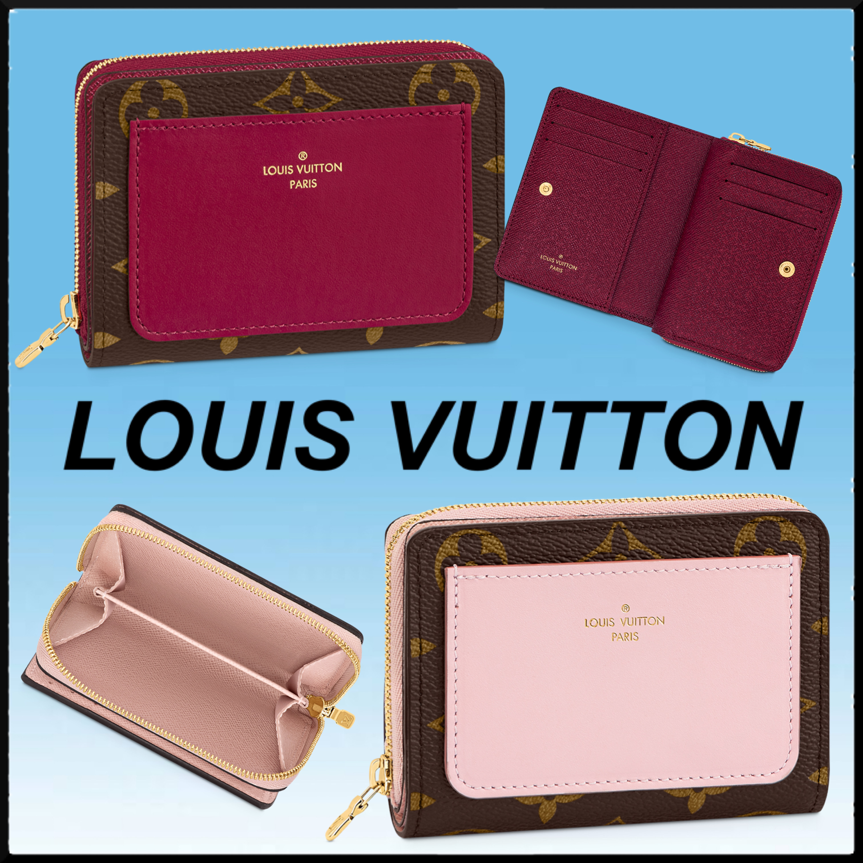 コンパクト★Louis Vuitton ポルトフォイユ・ルー 二つ折り財布