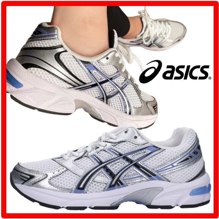 ★【ASICS】★(W) Asics Gel-1130 White Periwinkle Blu.e★