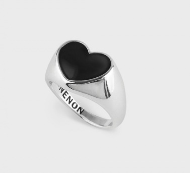 [Nonenon]BLACK LOVE RNG（S~L）men124 Nonenon] Black Love RNG Ring /BLackpink Rose, New Jeans