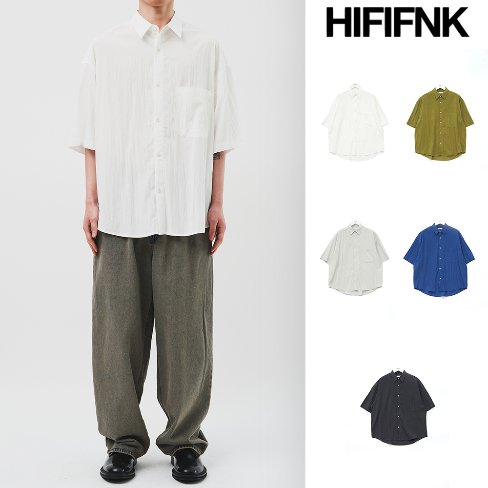 【HI FI FNK】Pair Rayon Half Shirt