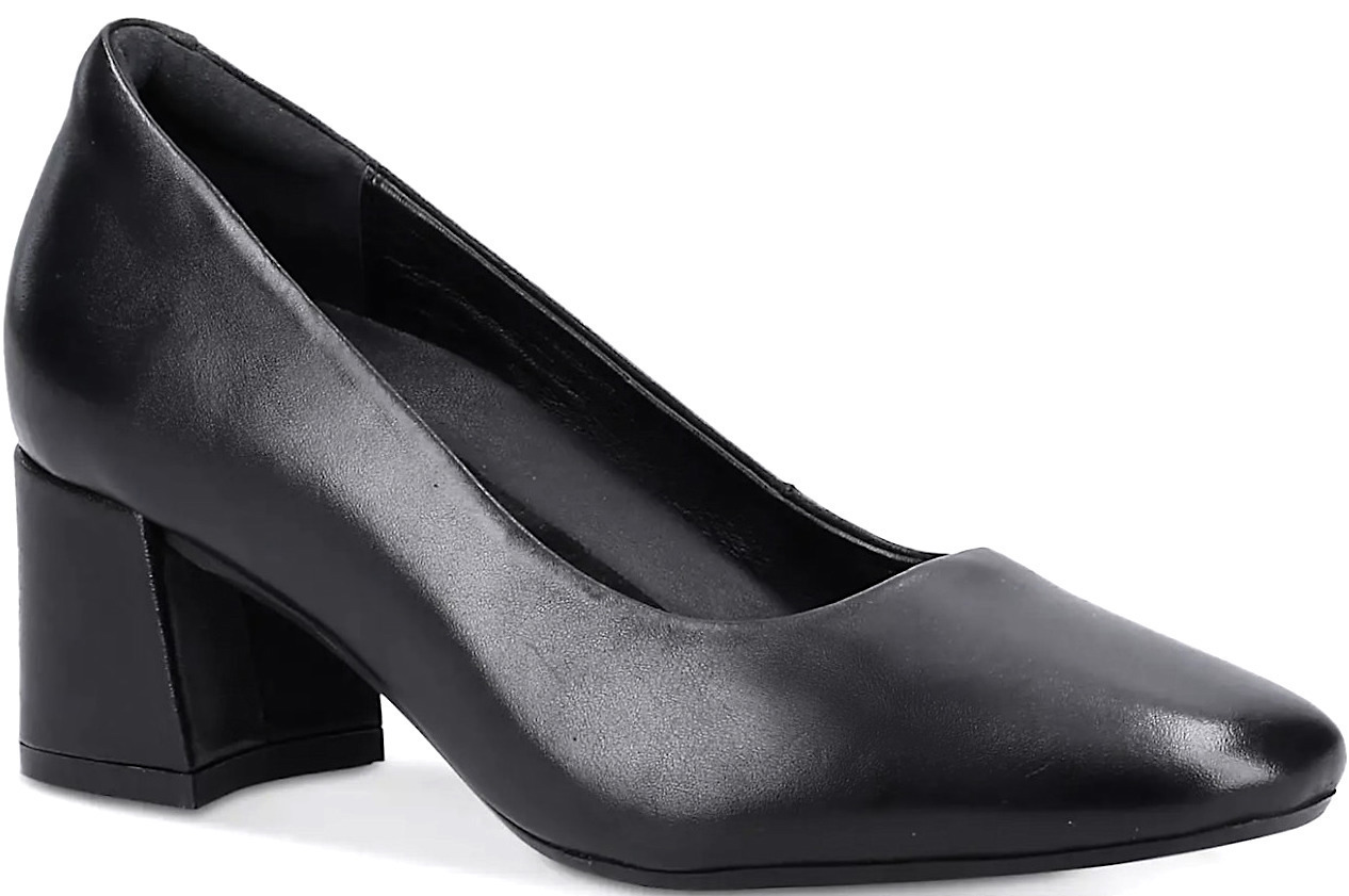 Hush Puppies クラシック パンプス レザー 革 ヒール オフィス