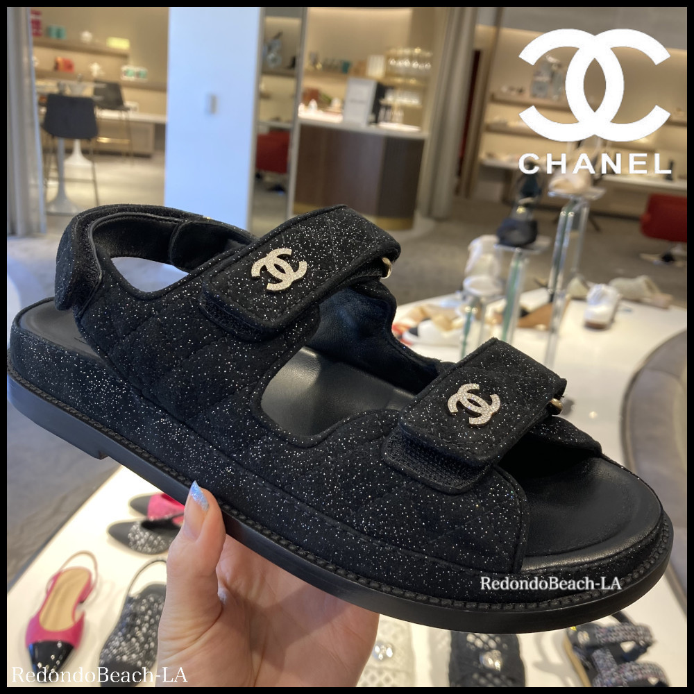 【長年愛用したい】ダブルゴールドCCマーク★CHANEL★サンダル