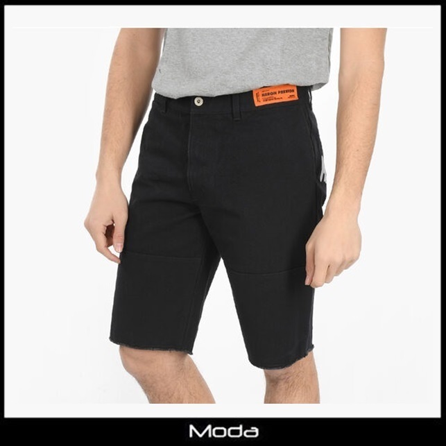 ヘロンプレストン ハーフパンツ メンズ Heron Preston ボトムス 赤字