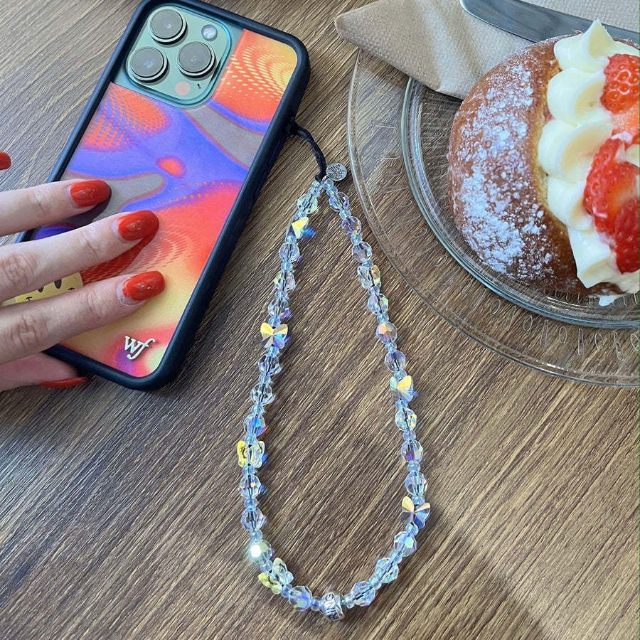 【String Ting】Flutter Drip Crystal リストレット ストラップ