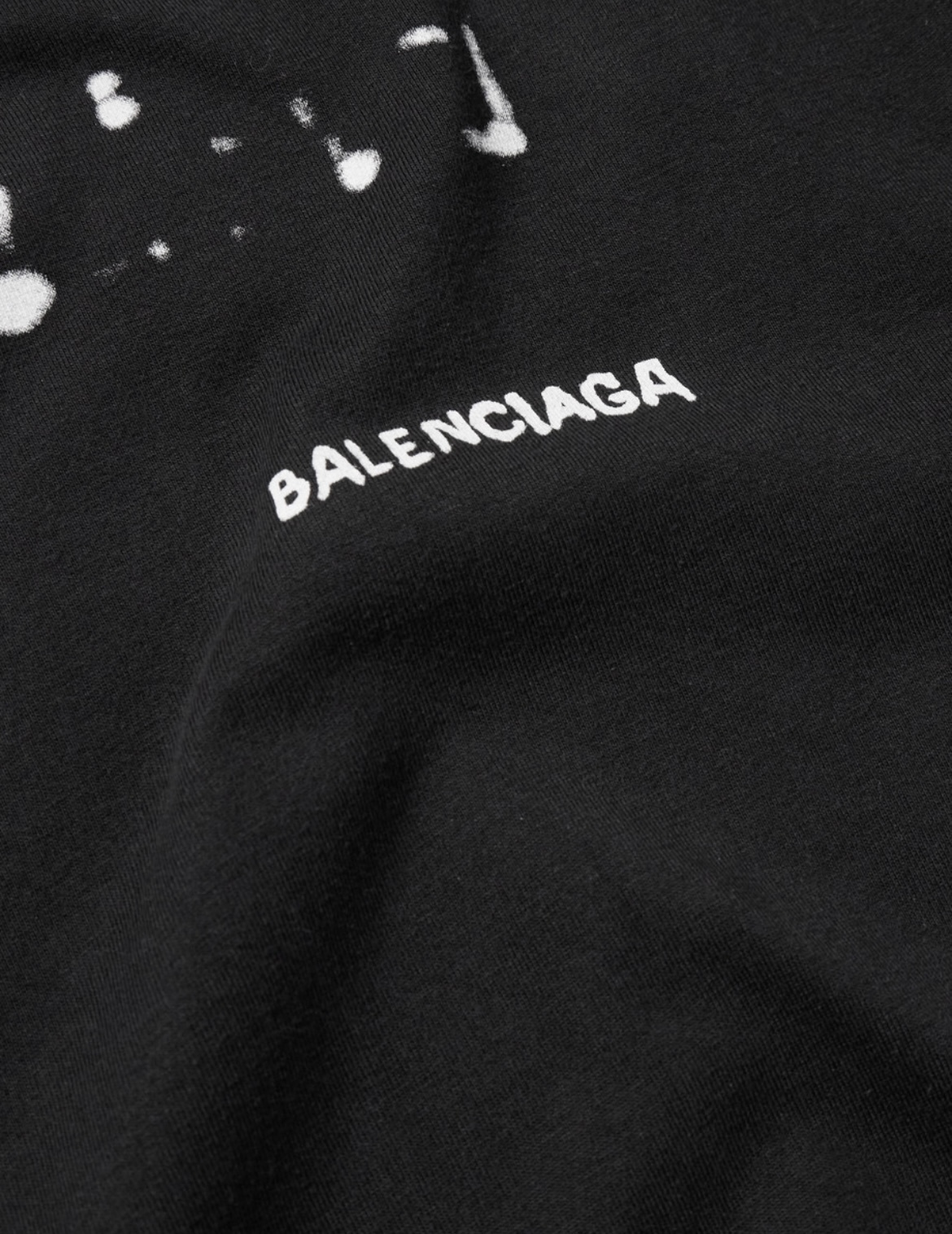 BALENCIAGA ロゴ プリント コットン Tシャツ 人気 BALENCIAGA ロゴ プリント コットン Tシャツ 人気