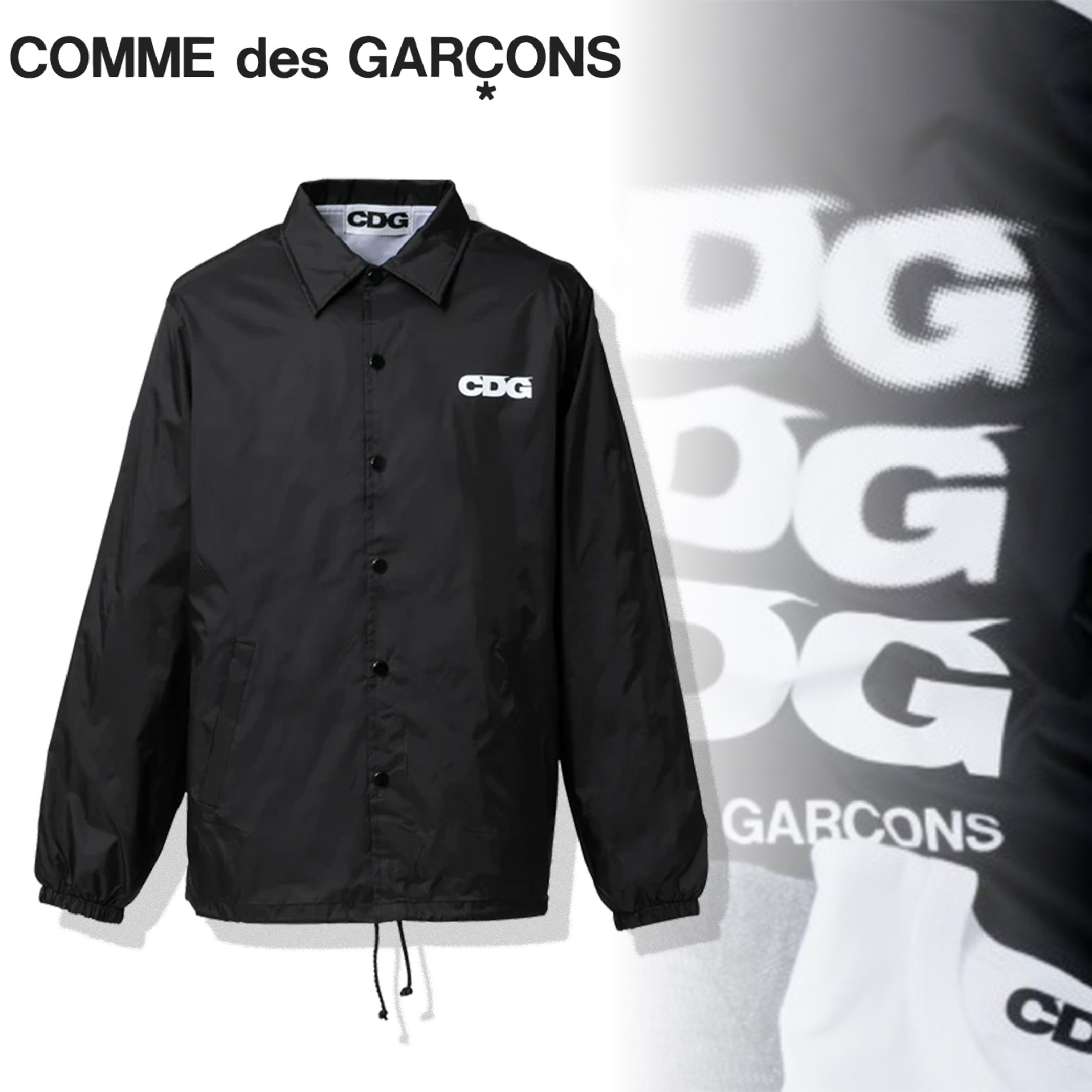即発【COMME des GARCONS】コムデギャルソン COACH JACKET5