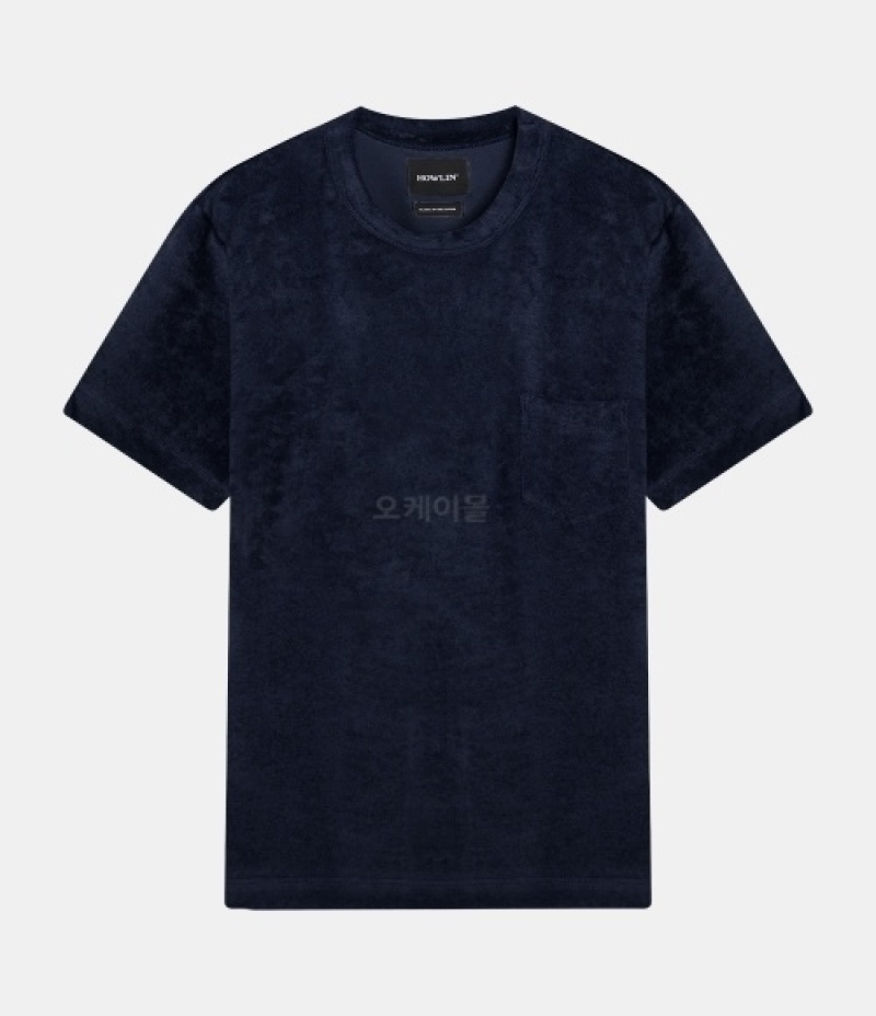 HOWLIN'｜SHORT-SLEEVED ROUND NECK T-SHIRTS (Fons Navy)