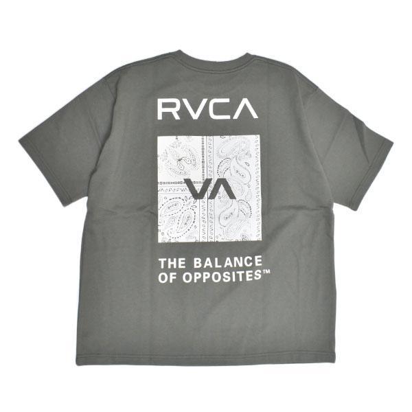 【RVCA】バックプリント コットン Tシャツ★カラー複数あり♪ RVCA】バックプリント Tシャツ バンダナ柄☆色違い複数あり