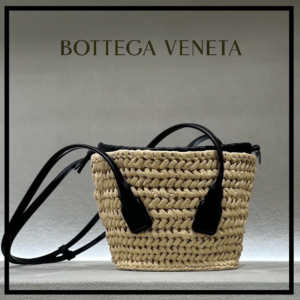 豪華ラッピング無料 BOTTEGA VENETA お洒落 ◇ スモール アルコ バスケット 人気 レディースファッション 