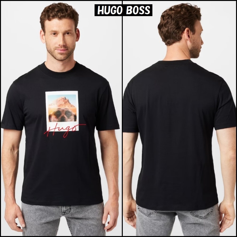 【Hugo Boss】Driceto アニマル グラフィック プリント Tシャツ