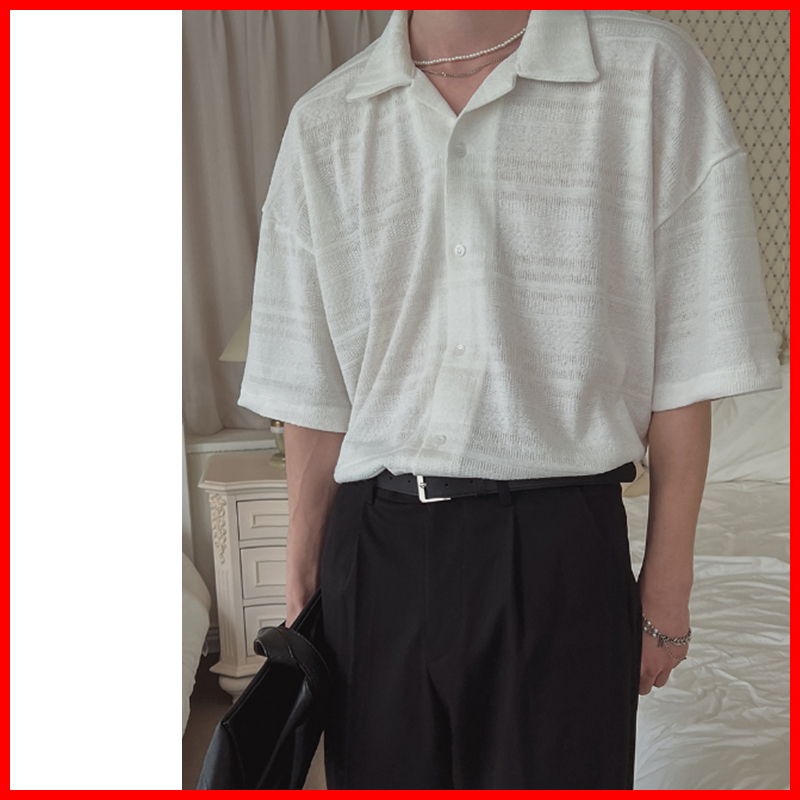 SUITROOM(スーツルーム)★ ハーフニットシャツ