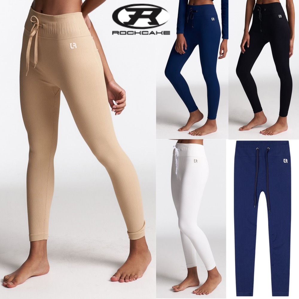 ROCKCAKE★韓国★人気★Highwaist Ribbed Ciara Leggings 4色