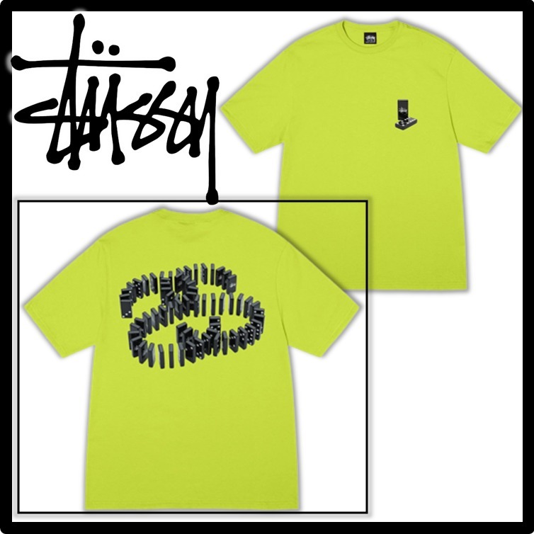 ★送料・関税込★STUSSY★DOMINOES TEE★KEYLIME★
