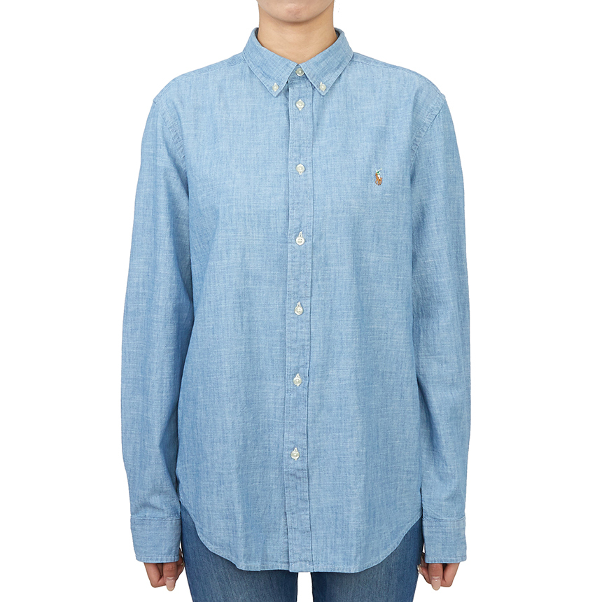 ポロ ラルフローレンキッズ ベビー シャツ 323703283001 BLUE
