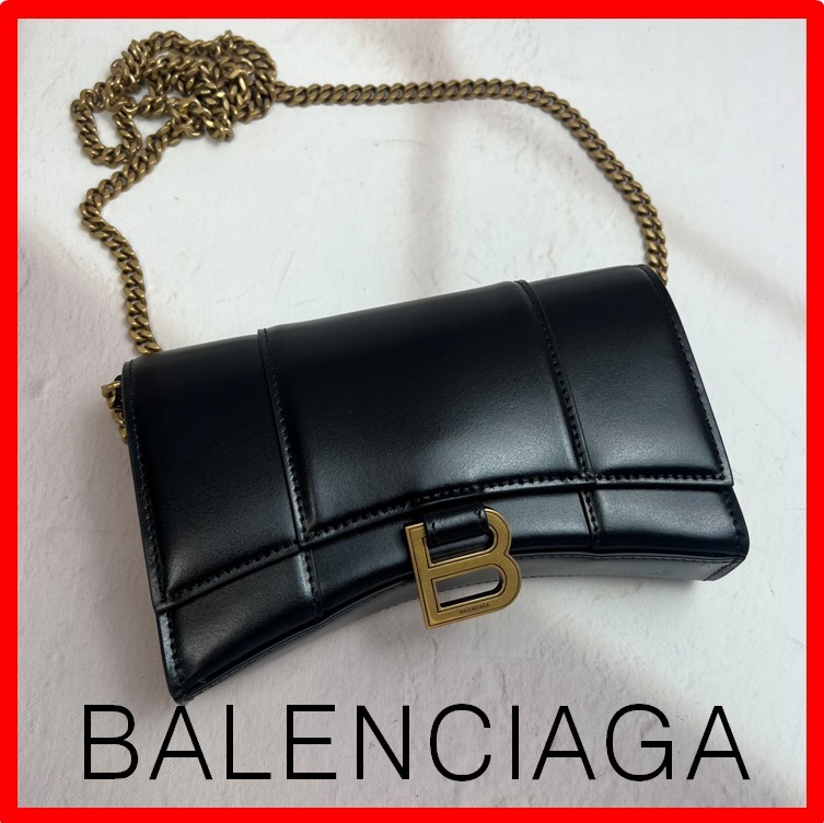 ☆人気☆【BALENCIAGA】☆HOURGLASS チェーン ミニバッ.グ☆