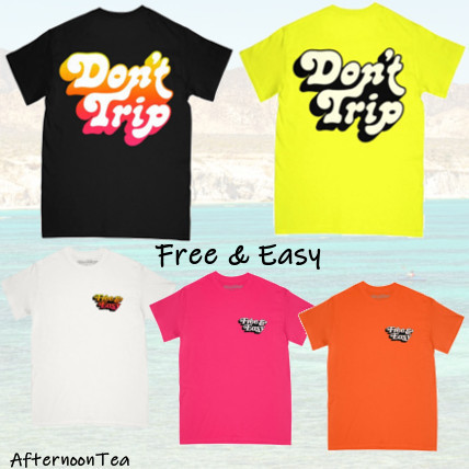 Free & Easy DON'T TRIP DROP SHADOW 半袖 Tシャツ ロゴ 送関込