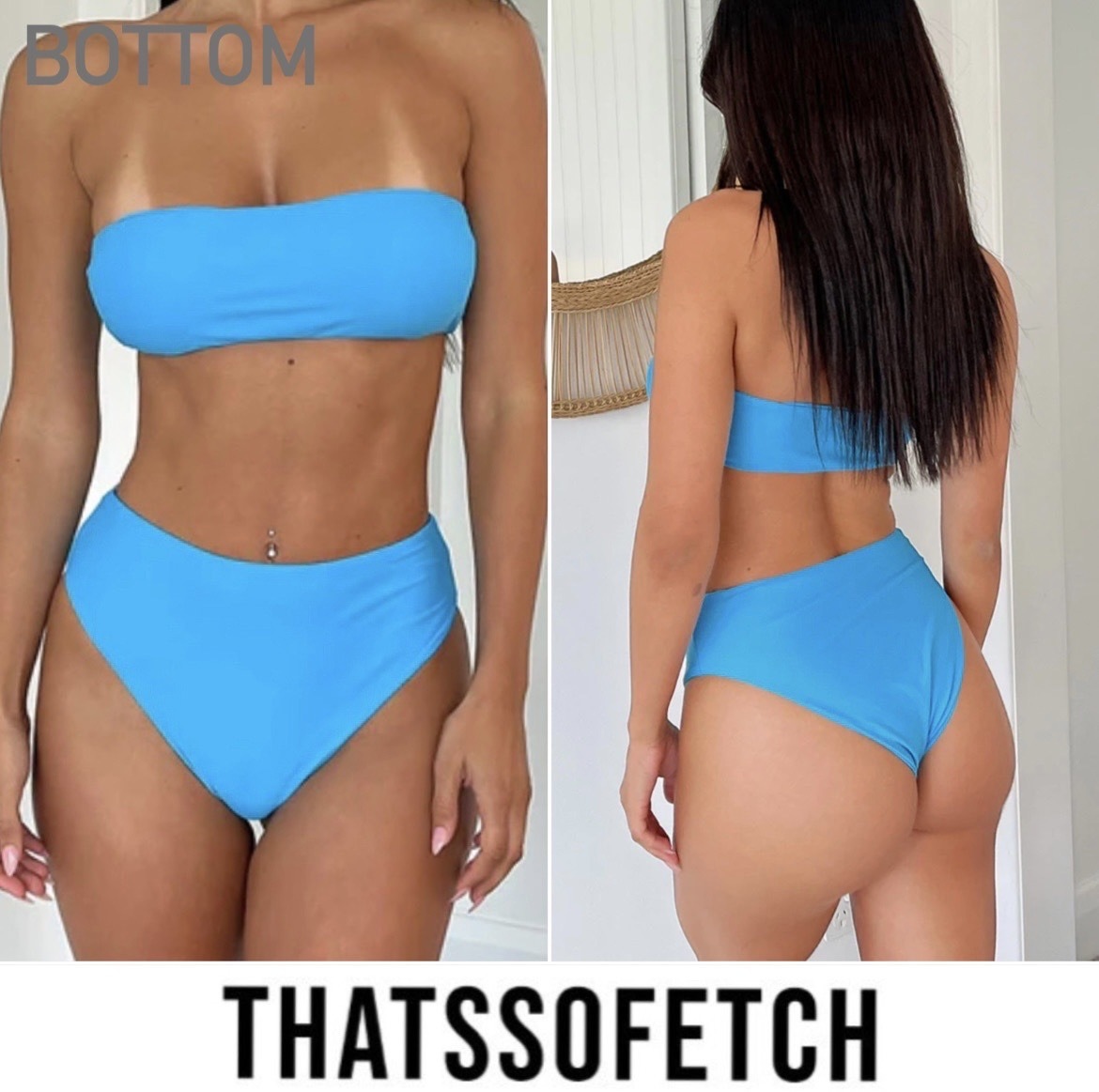 THATS SO FETCH B 水着 ビキニ ボトム Tバック ハイウエスト