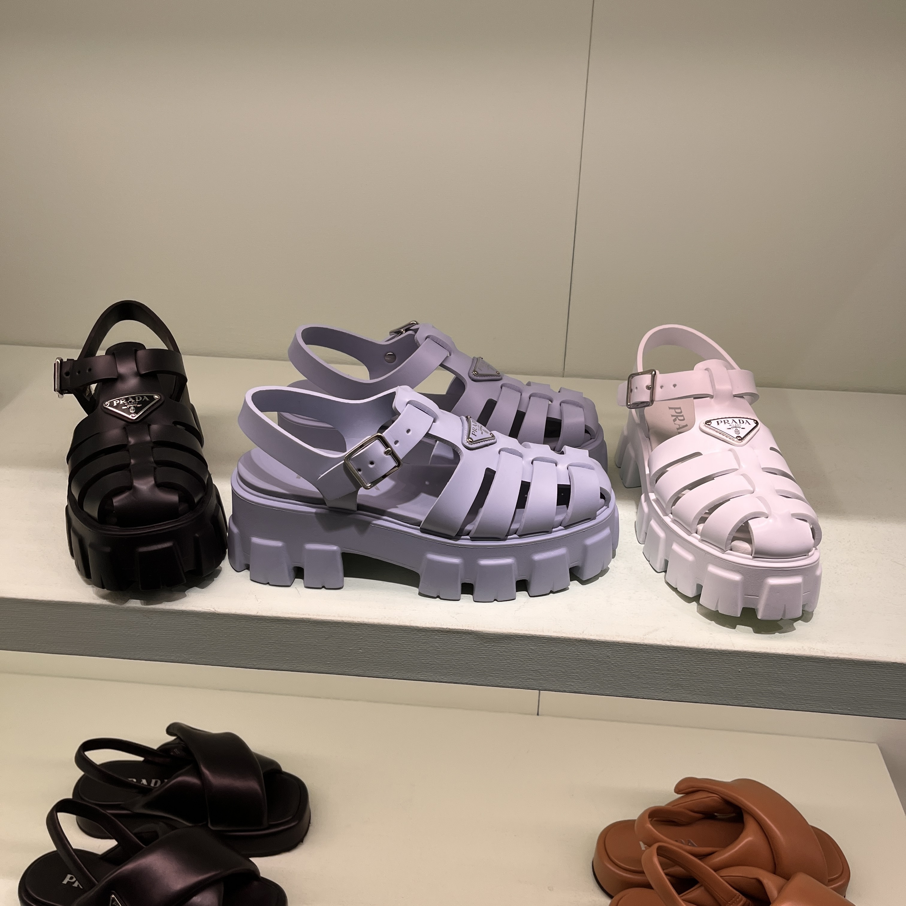 正規品★PRADA★ プラダ フォームラバー サンダル 1X853M_3LKK