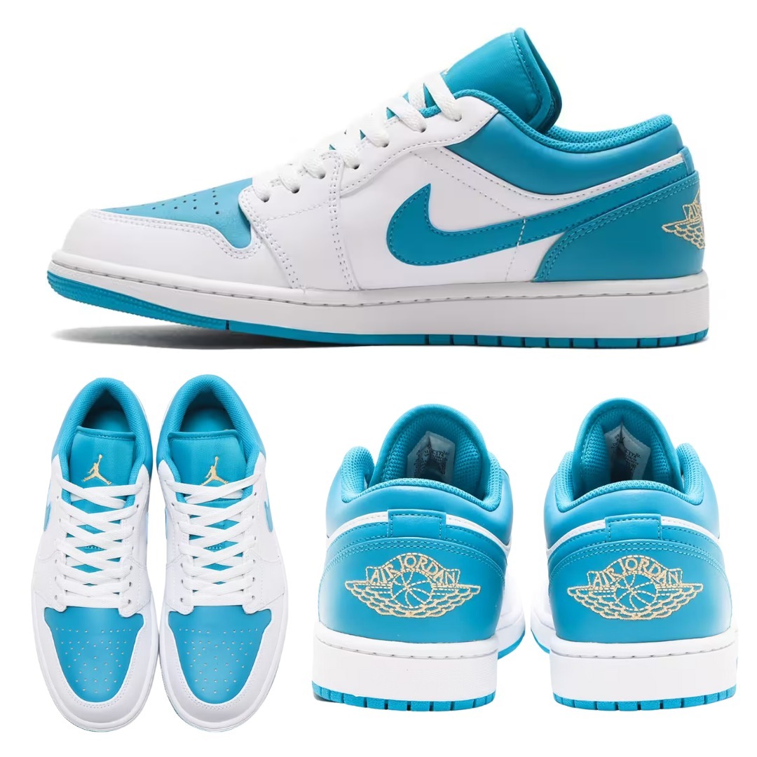 送料込み 追跡あり Nike AIR JORDAN 1 LOW AQUATONE