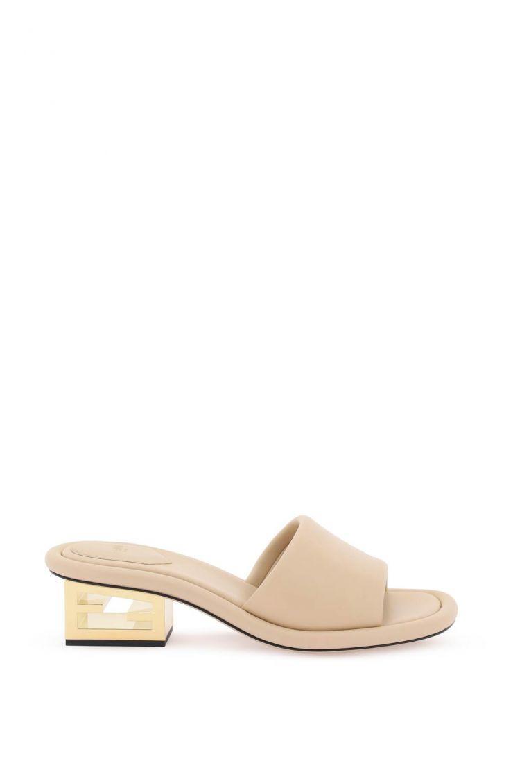 FENDI フェンディ FF Logo Slider Slippers 8X6749 A5JX F1425