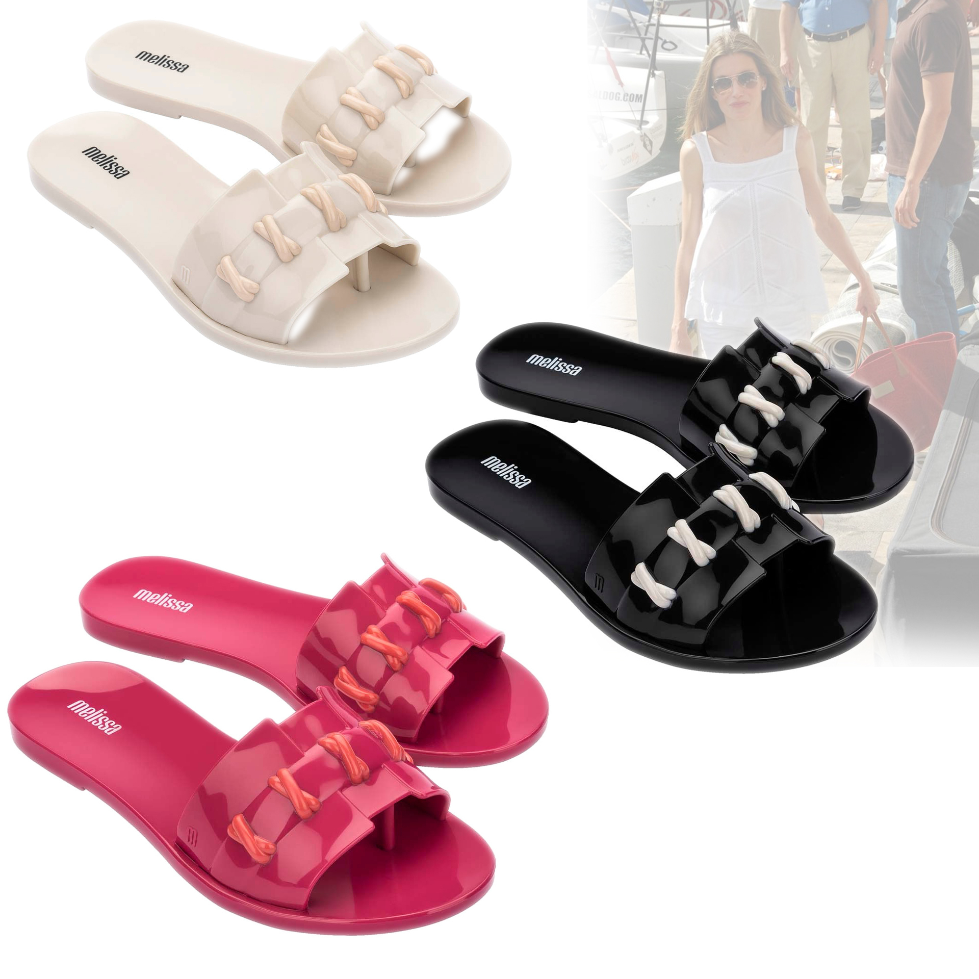 Melissa(メリッサ)・Ana Slide スライドサンダル 追跡有/送料込