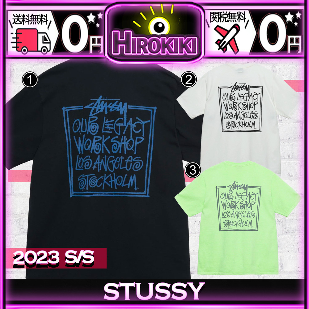 【本物保証 /関税・送料無料】Stussy Our Legacy Pigment Tee