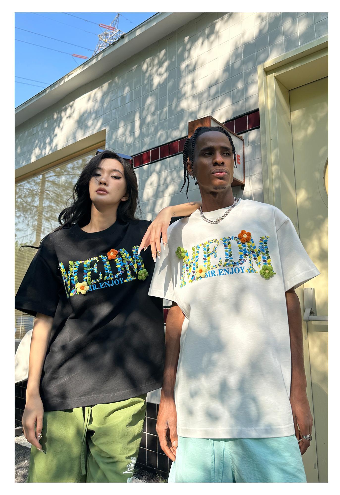 MEDM 半袖 Tシャツ ニューファッション ★男女シンプル 2色