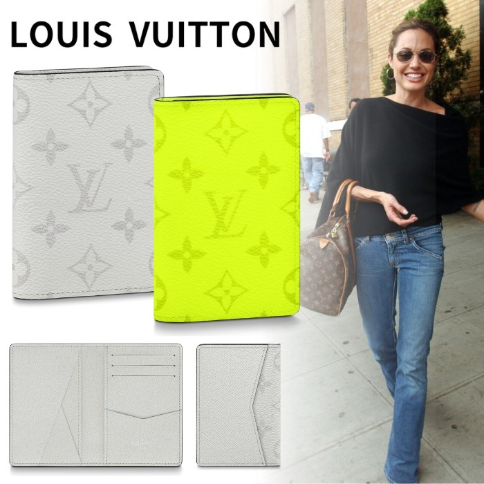 Louis Vuitton Pocket Organizer Monogram Bahia Yellow