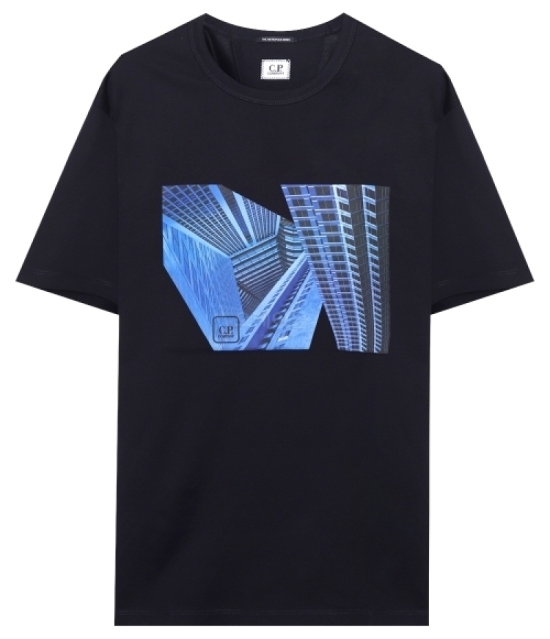 CP COMPANY｜SHORT-SLEEVED ROUND NECK T-SHIRTS (Metropoli