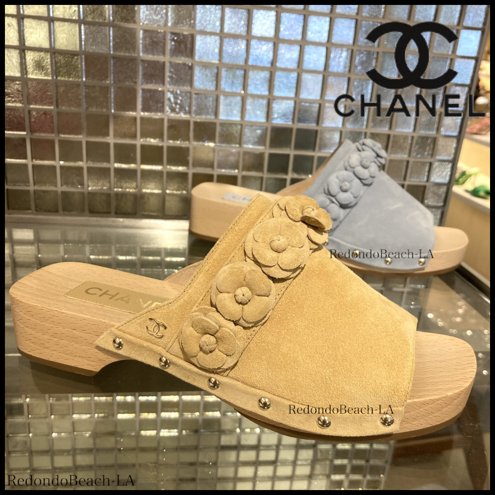 【希少】この夏はレトロな気分★CHANEL★サンダル★カメリア