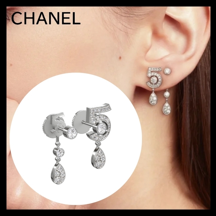 23ss エレガント 【CHANEL】エターナル シャネル N°5 ピアス 売れ