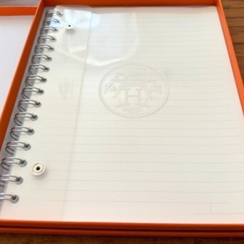 定番のお歳暮＆冬ギフト ☆レフィル☆【HERMES】ユリス MM ノートカバー用 (HERMES/手帳 ノート・メモ帳