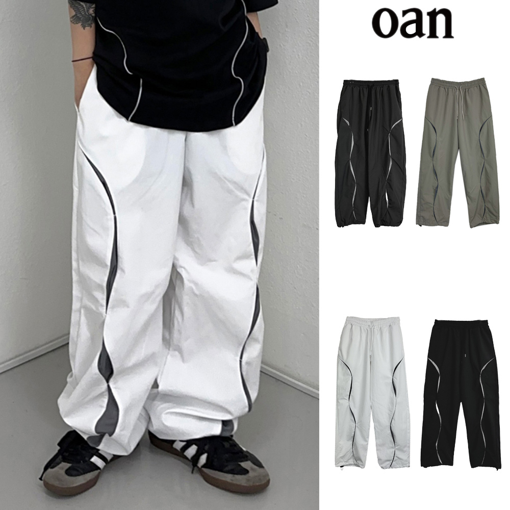 【oan】(Unisex) Nylon Twist Pants