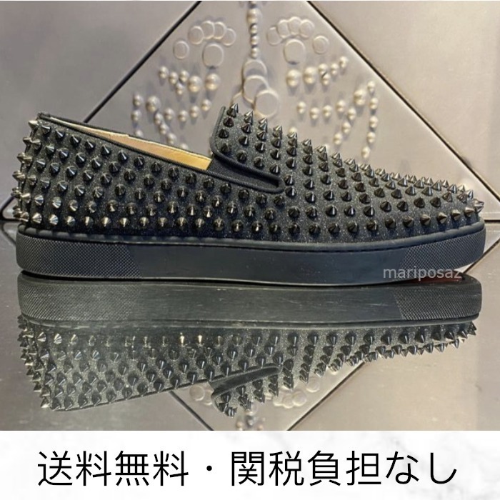 Belt - Calf Alpina leather - Black - Christian Louboutin