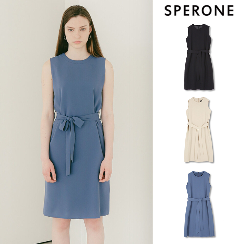 【SPERONE】Minimal Belted One Piece
