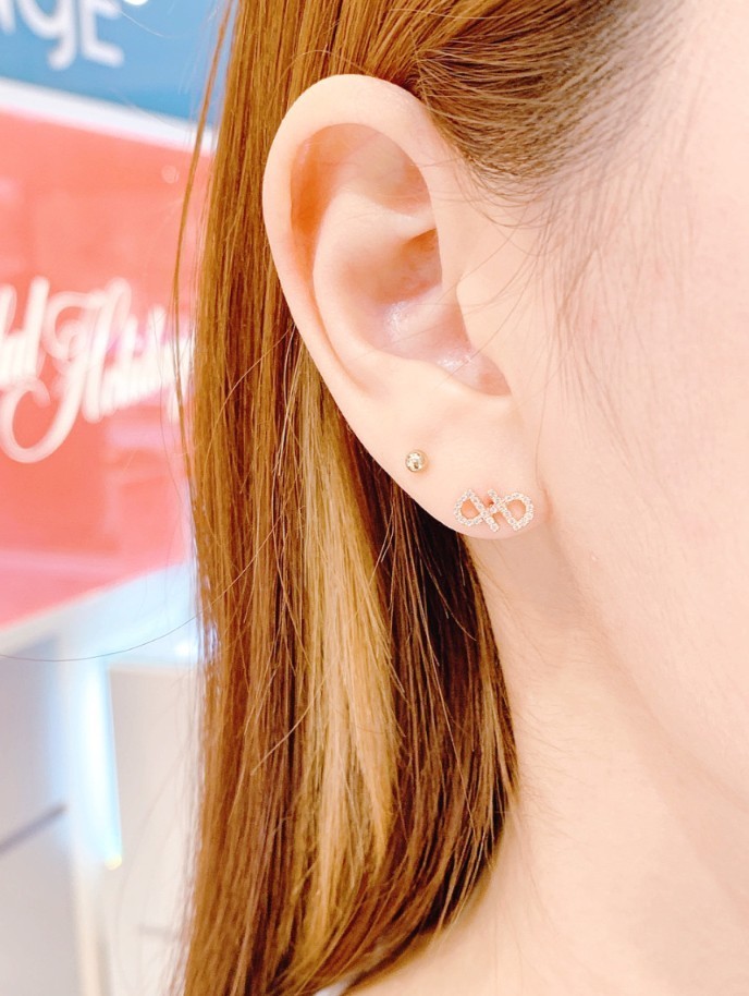 STONEHENgE】SHe collection〜14K Cubic Earrings T0103