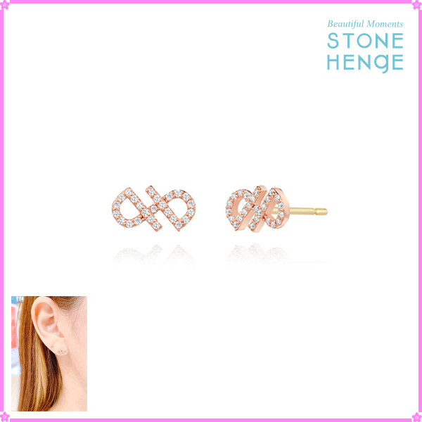 【STONEHENgE】SHe collection〜14K Cubic Earrings T0103