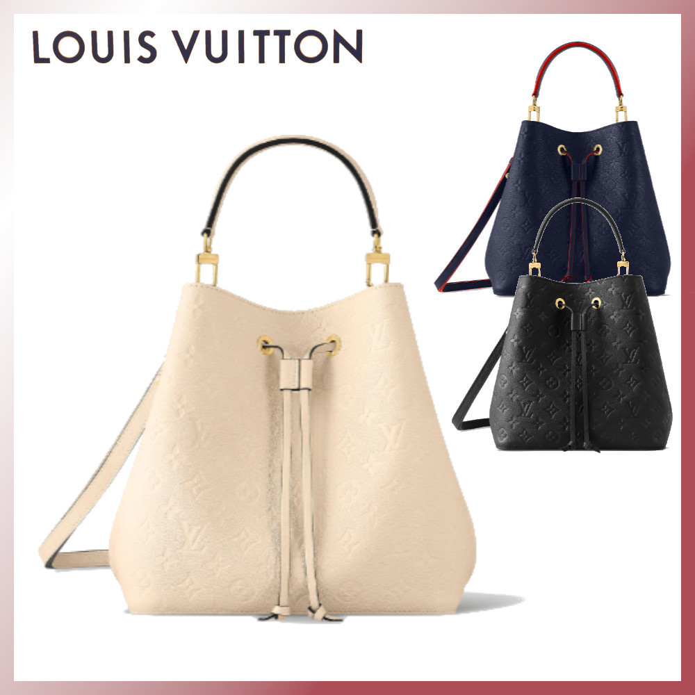 Louis Vuitton お洒落な【ネオノエバッグ MM】レザー 多用途