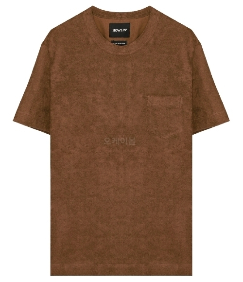 HOWLIN'｜SHORT-SLEEVED ROUND NECK T-SHIRTS (Fons Walnut)