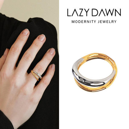 【LAZY DAWN】round double ring R001~ダブルリング★日本未入荷 LAZY DAWN(レイジーダウン) 指輪・リング(レディース) - 海外
