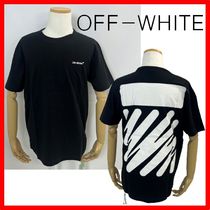★人気★【Off-White】★DIAGONAL SLIMFIT T-SHIR.T★Tシャツ★ ☆人気☆【Off-White】☆DIAGONAL SLIMFIT T-SHIR.T☆Tシャツ