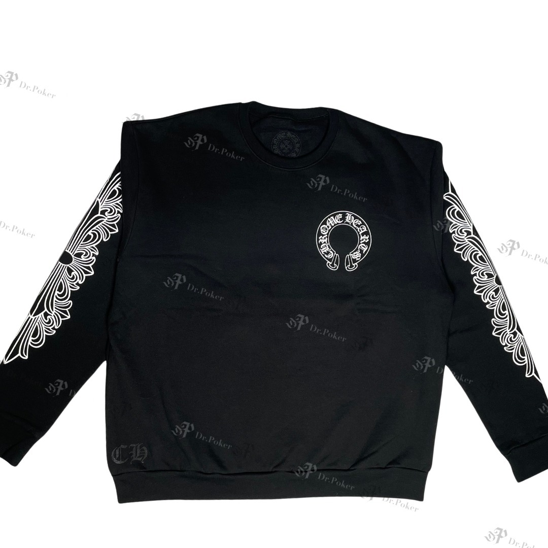 VINTAGE●CHROME HEARTS●ホースシュー ロゴ スウェット CHROME HEARTS クロムハーツ（原本無） OLD LOGO SWTSHR