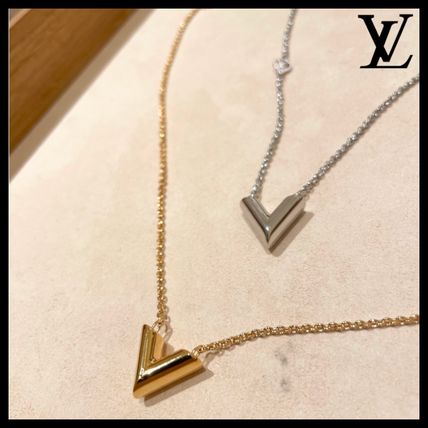 Shop Louis Vuitton Unisex Street Style Chain Plain Silver Logo (LV CHAIN  NECKLACE, M00907) by Mikrie