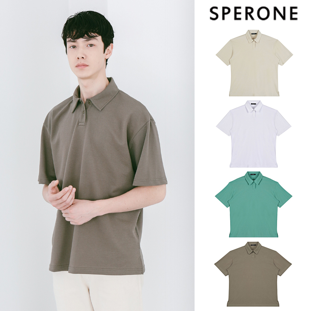 【SPERONE】Oversize PK Half Sleeve