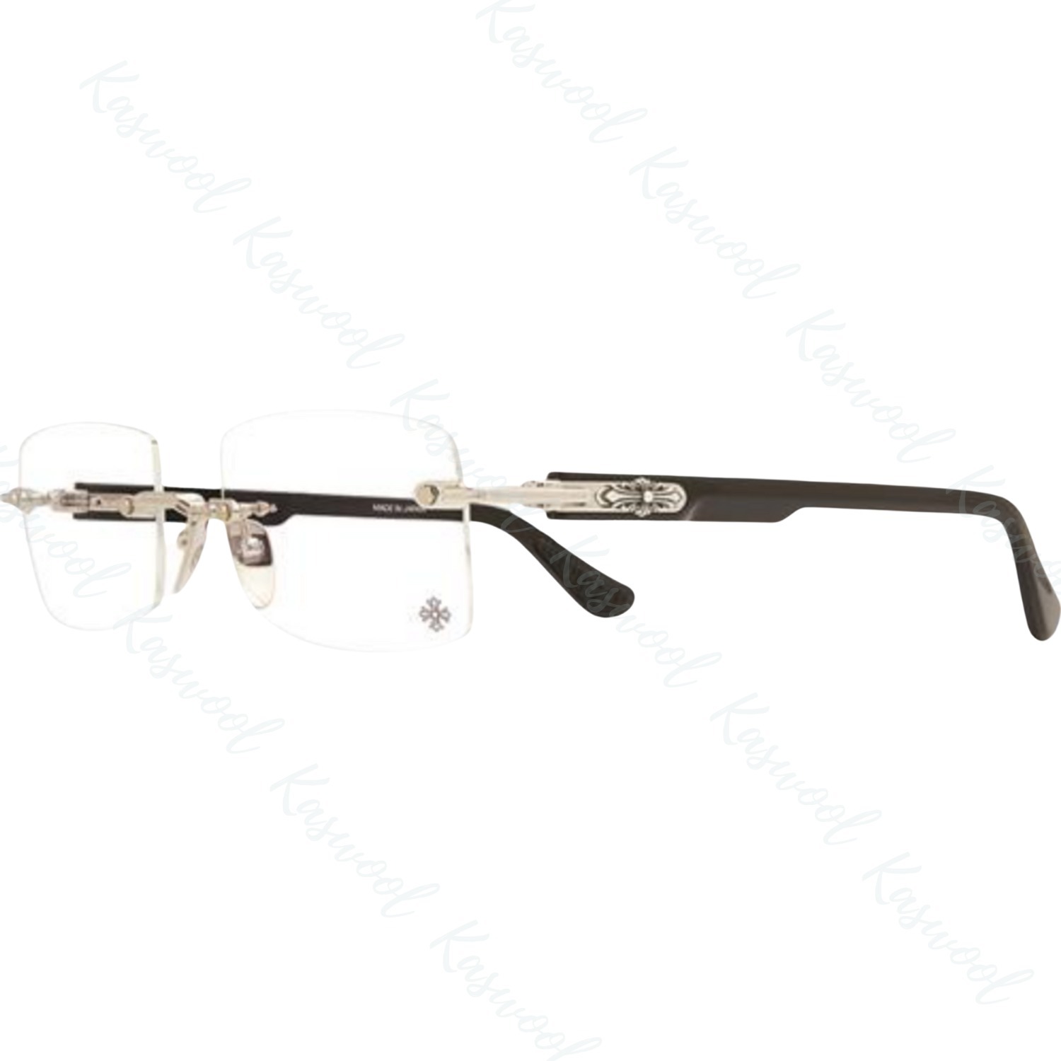 Chrome Hearts クロムハーツ DEEP II フローラルクロス メガネ